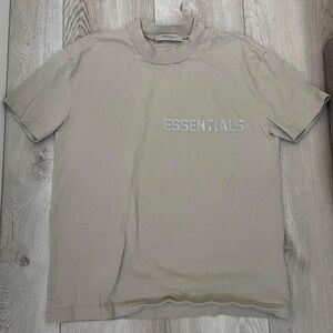Essentials Men's Beige Short Sleeve Tee